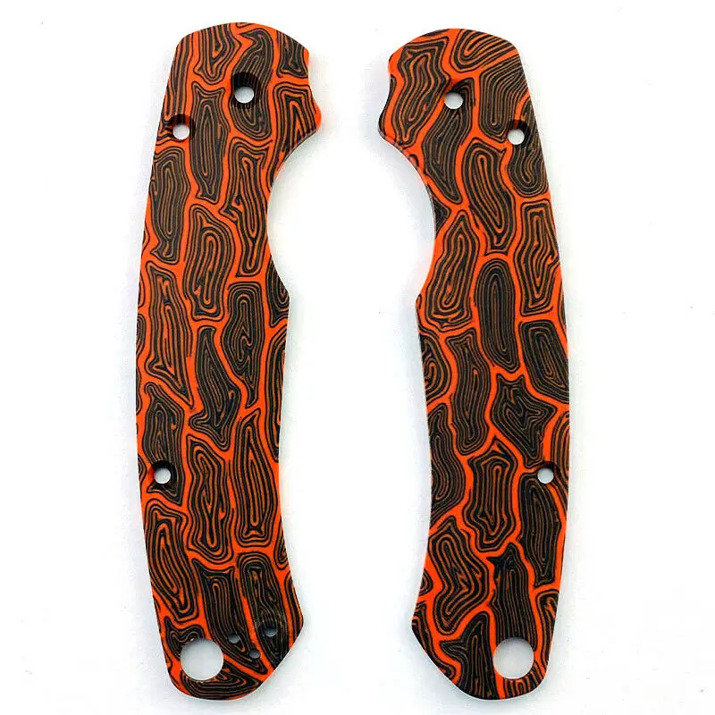 

1 Pair Custom Made DIY Handle Scales G10 Grips For Spyderco C81 Paramilitary 2 Para 2 PM2 Knifes Accessories