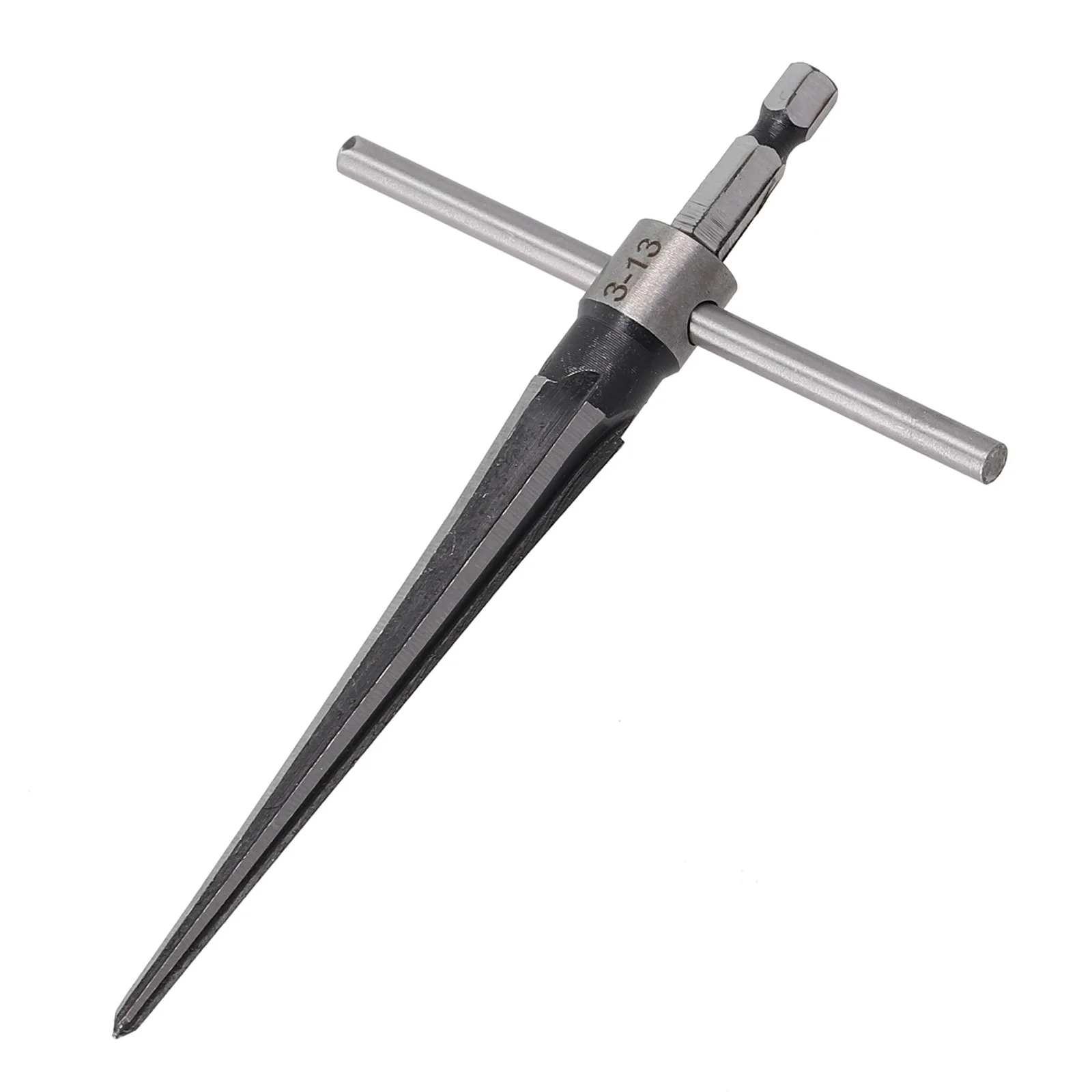 3-13mm Hex Shank Hand Held Tapered Reamer T Handle 6 Flute Beveling Cutting Drill Tool For Wood Metal Plastic Drilling Tools
3-13mm Hex Shank Hand Held Tapered Reamer T Handle 6 Flute Beveling Cutting Drill Tool For Wood Metal Plastic Drilling Tools