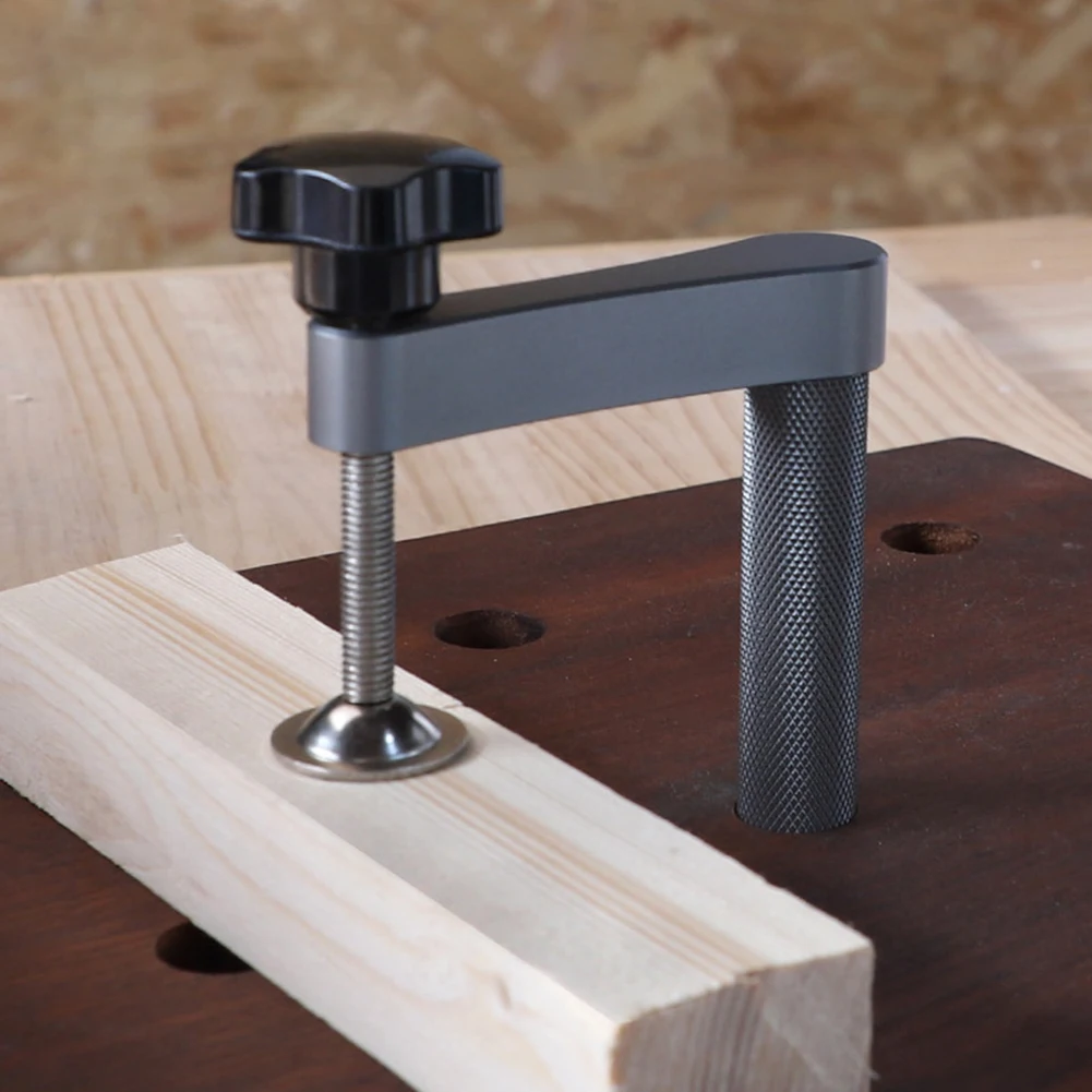 19mm/20mm Aluminum Alloy Woodworking Desktop Quick Acting Hold Down Clamp Fast Fixed Clip For Less Than 70mm Wood Board
19mm/20mm Aluminum Alloy Woodworking Desktop Quick Acting Hold Down Clamp Fast Fixed Clip For Less Than 70mm Wood Board