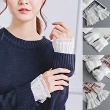Gothic Retro Detachable Elbow Sleeve Fake Cuffs Multi Layer Ruffles Lace Patchwork Lolita Princess Sweater Decorative Arm Cover
Gothic Retro Detachable Elbow Sleeve Fake Cuffs Multi Layer Ruffles Lace Patchwork Lolita Princess Sweater Decorative Arm Cover