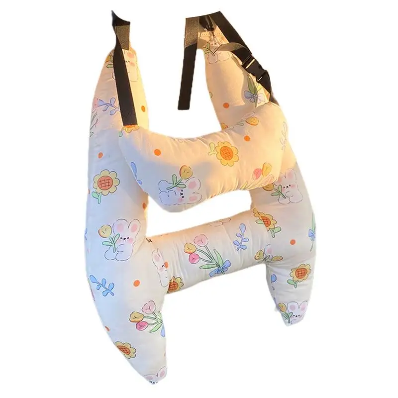 

1 компл. Милая детская и взрослая Автомобильная подушка для поддержки головы и шеи H-образная дорожная подушка автомобильное сиденье Подушка для безопасности для шеи для детей и женщин