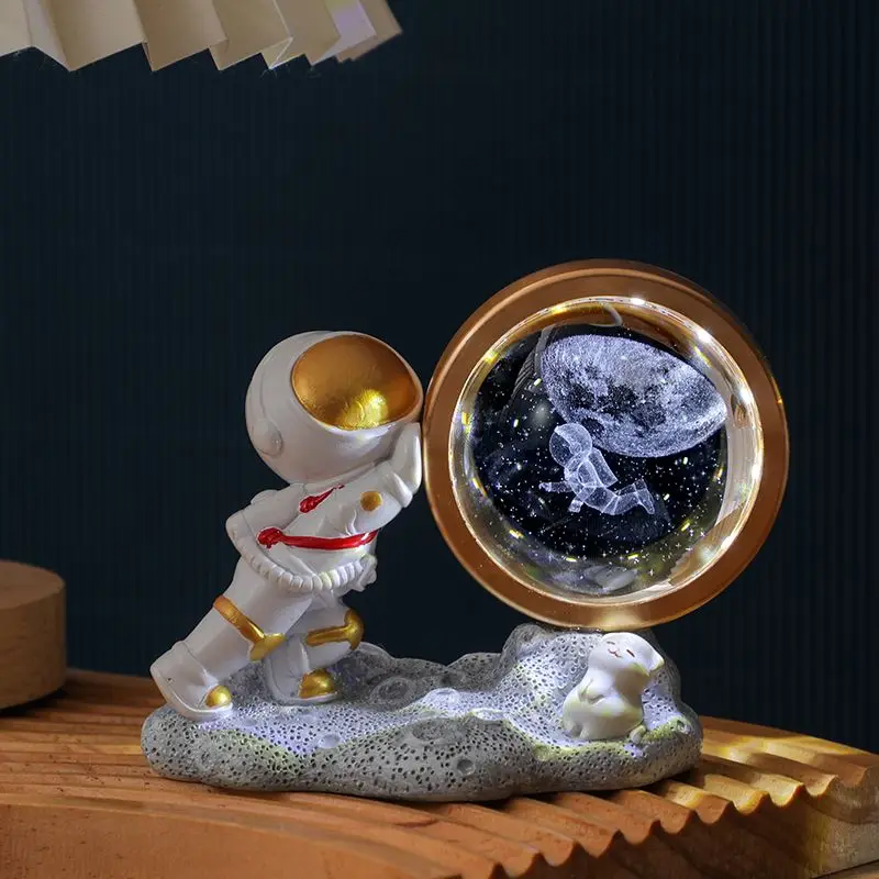 Glowing Astronaut Desktop Ornaments Astronaut Crystal Ball Night Light Room Decorations Birthday Gifts for Boys
Glowing Astronaut Desktop Ornaments Astronaut Crystal Ball Night Light Room Decorations Birthday Gifts for Boys