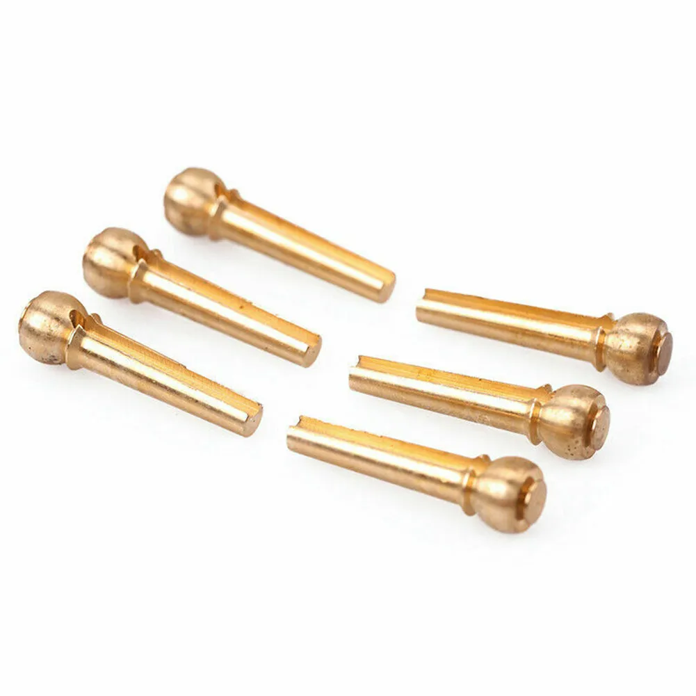 6Pack Acoustic Guitar Brass Bridge fixed Pins Cone String Dot Solid String Nails Musical Instrument Repair Accessories
6Pack Acoustic Guitar Brass Bridge fixed Pins Cone String Dot Solid String Nails Musical Instrument Repair Accessories