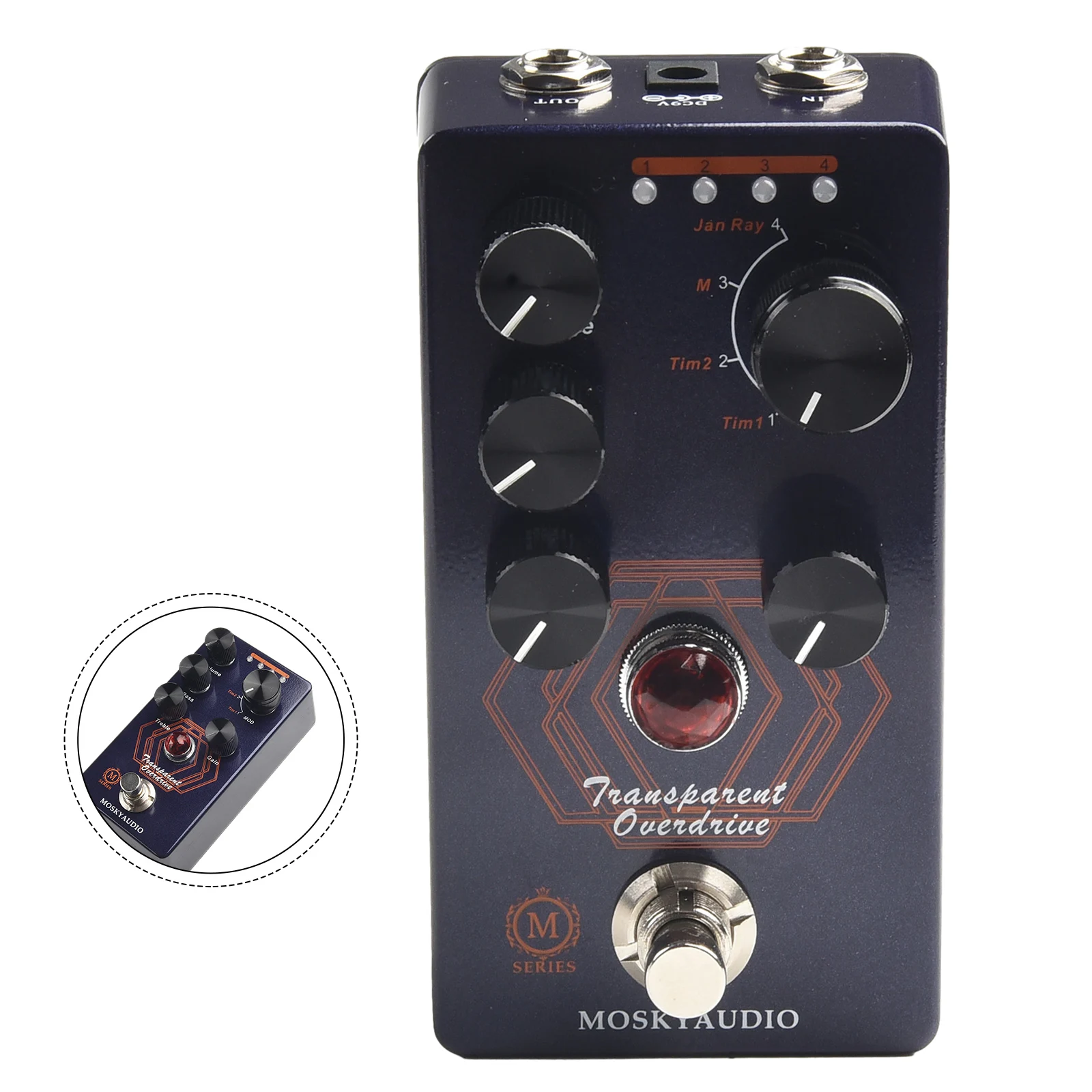 Прозрачная педаль для электрогитары Mosky Overdrive, запчасти для гитары, 4-режимная кнопка, педали для гитары, запчасти для музыкальных инструментов
Прозрачная педаль для электрогитары Mosky Overdrive, запчасти для гитары, 4-режимная кнопка, педали для гитары, запчасти для музыкальных инструментов