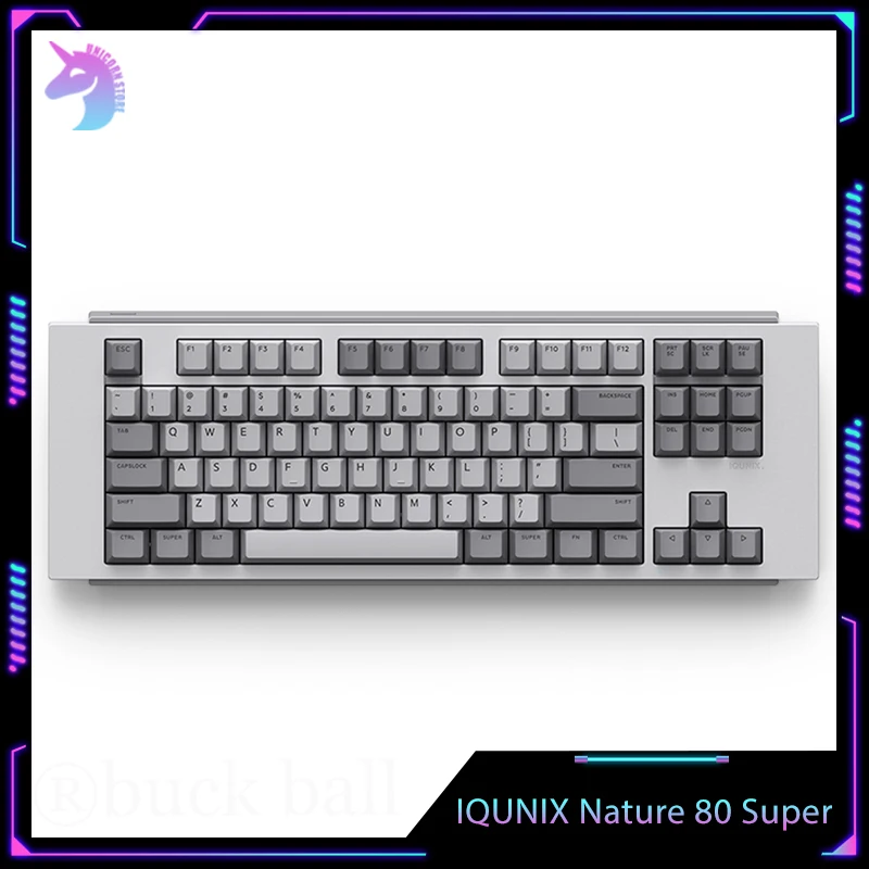 IQUNIX Nature 80 Super Mechanical Keyboard Kit 3mode Aluminium Wireless Keyboard Kits 87keys Hot Swap Rgb Gaming Keyboards Kit
IQUNIX Nature 80 Super Mechanical Keyboard Kit 3mode Aluminium Wireless Keyboard Kits 87keys Hot Swap Rgb Gaming Keyboards Kit