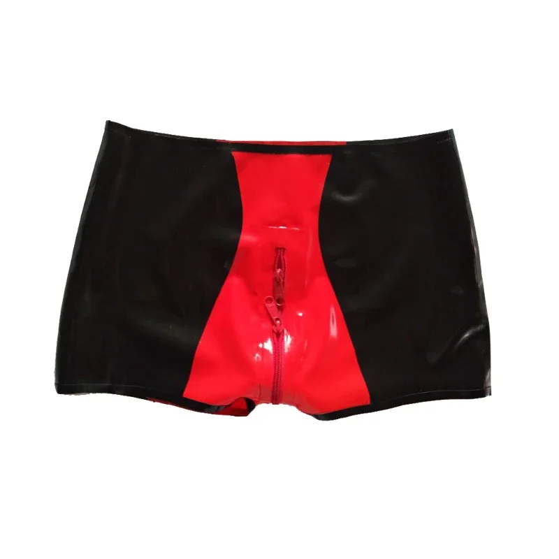Latex 100% Rubber Red and Black Boxer Shorts Handsome Underwear With Zipper Size XS-XXL
Latex 100% Rubber Red and Black Boxer Shorts Handsome Underwear With Zipper Size XS-XXL