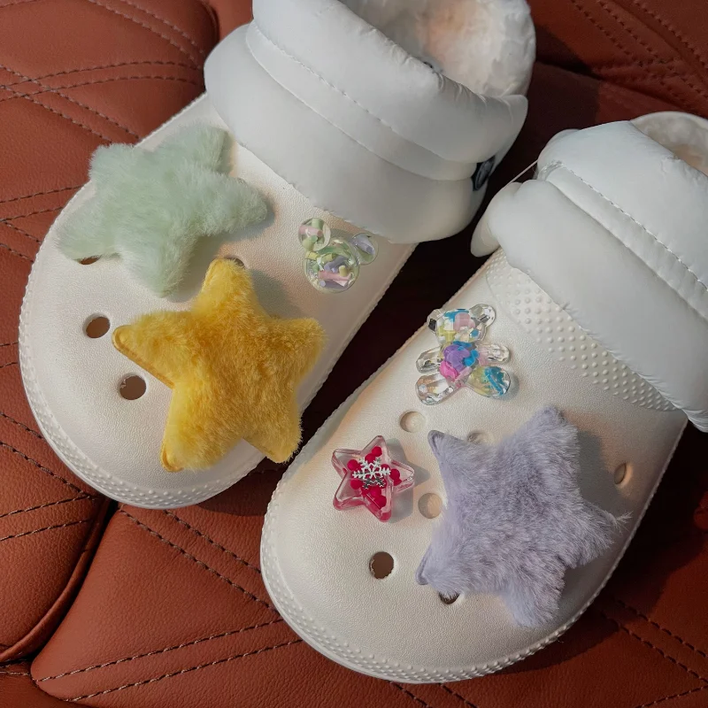 Finished Product Shoe Charms for Croc Fashion Vintage All-match Shoe Accessories DIY Plush Ball Doll Cute Croc Charms Designer
Finished Product Shoe Charms for Croc Fashion Vintage All-match Shoe Accessories DIY Plush Ball Doll Cute Croc Charms Designer