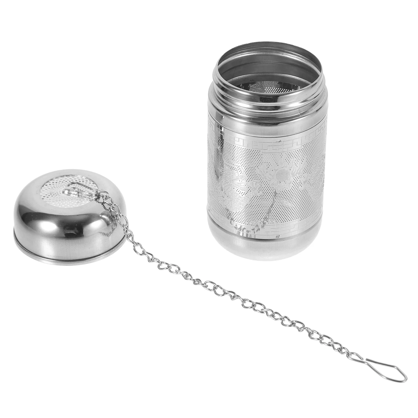 Tea Infuser Stainless Steel Cooking Infuser Tea Filter Spice Seasoning Strainer with Chain
Tea Infuser Stainless Steel Cooking Infuser Tea Filter Spice Seasoning Strainer with Chain