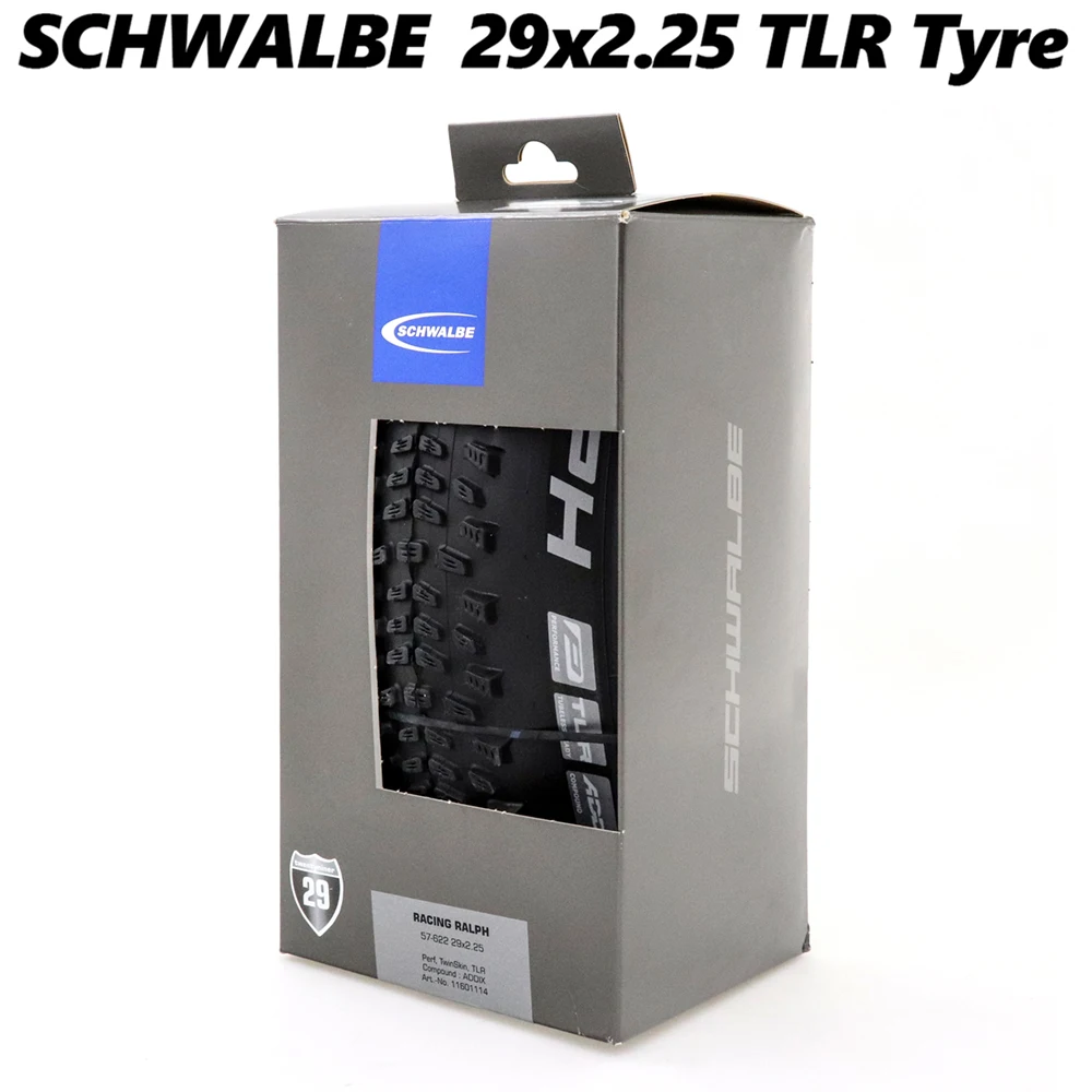 

SCHWALBE RACING RALPH 29x2.25in Performance TLR ADDIX MTB BICYCLE TIRE TUBELESS MOUNTAIN Folding Tyre