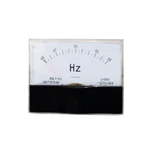 1PC 44L1-Hz AC Frequency Meter 45-55Hz/AC220V 380V Sensor Excitation AC Hertz Meter Voltmeter Pointer Voltage Meter 100*80MM
1PC 44L1-Hz AC Frequency Meter 45-55Hz/AC220V 380V Sensor Excitation AC Hertz Meter Voltmeter Pointer Voltage Meter 100*80MM