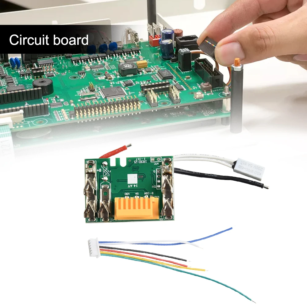 

Circuit Board For 18V Bl1830 Bl1840 Bl1850 Power Tool Li-Ion Battery PCB Protection Circuit Board 18V 3 6 9Ah 4.6x3.3cm