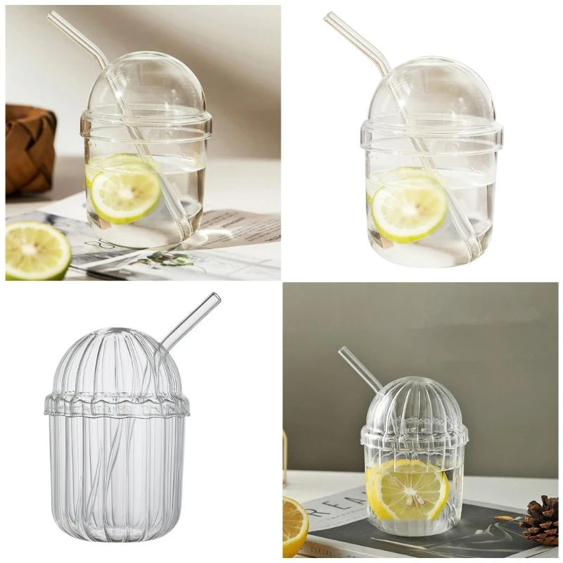 Large Capacity Glass Straw Cup with Lids Heat Resistant Milk Cup Clear Drinking Glasses Coffee Tumblers Easy to Clean
Large Capacity Glass Straw Cup with Lids Heat Resistant Milk Cup Clear Drinking Glasses Coffee Tumblers Easy to Clean
