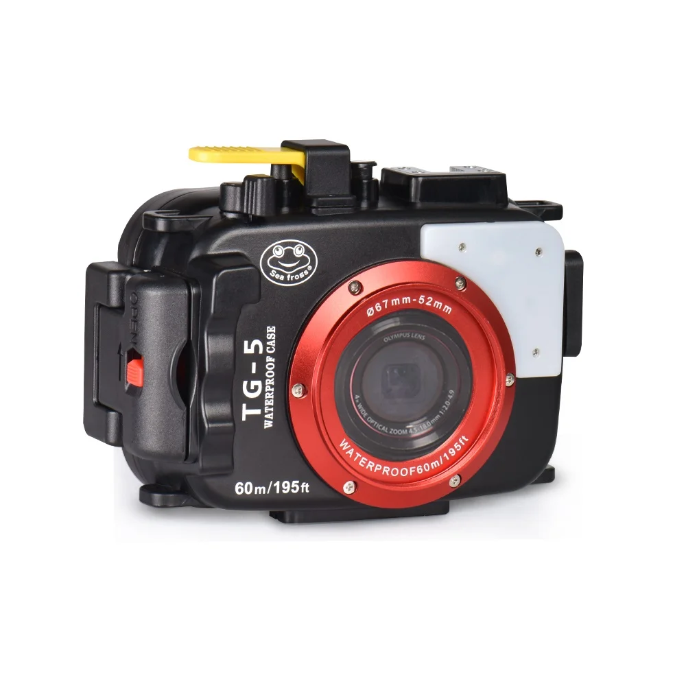 

Mcoplus WP-TG5 195ft / 60m Underwater Camera Housing Waterproof Diving Case for Olympus TG-5 Camera