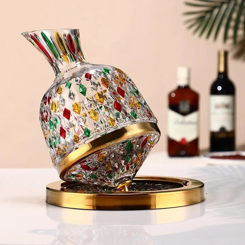 1500ml Creativity Crystal Glass Cup Rotation Tumbler Wine Aerator Decanter Glass Cup For Wine Glasses Mug Cup Creative Gifts
1500ml Creativity Crystal Glass Cup Rotation Tumbler Wine Aerator Decanter Glass Cup For Wine Glasses Mug Cup Creative Gifts