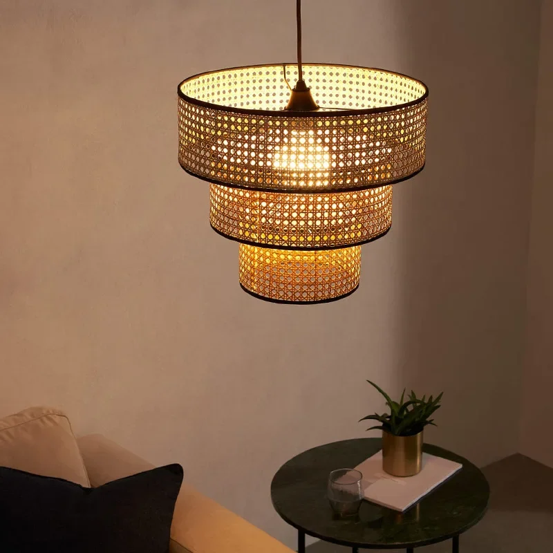 Southeast Asia Rattan Pendant Lights Retro Handwoven Hanglamp For Living Room Bedroom Home Decor Homestay Restaurant Chandeliers
Southeast Asia Rattan Pendant Lights Retro Handwoven Hanglamp For Living Room Bedroom Home Decor Homestay Restaurant Chandeliers