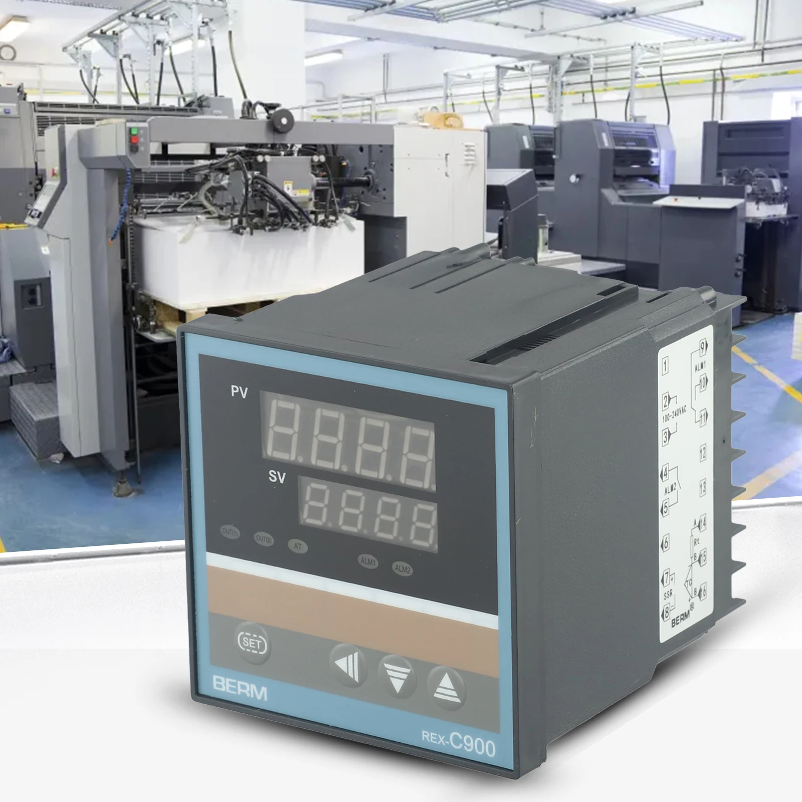 REX-C900 V*AN Intelligent Temperature Controller SSR Output Thermostat 0-400℃ Intelligent Digital Display Temperature Controller
REX-C900 V*AN Intelligent Temperature Controller SSR Output Thermostat 0-400℃ Intelligent Digital Display Temperature Controller