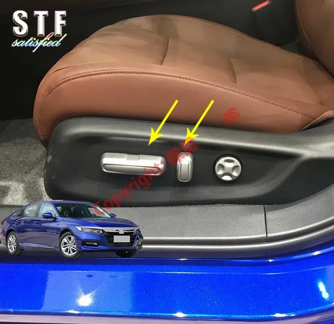 ABS Pearl Chrome Interior Seat Adjustment Handle Cover Trim For Honda Accord MK10 2018 2019 Car Accessories Stickers
ABS Pearl Chrome Interior Seat Adjustment Handle Cover Trim For Honda Accord MK10 2018 2019 Car Accessories Stickers
