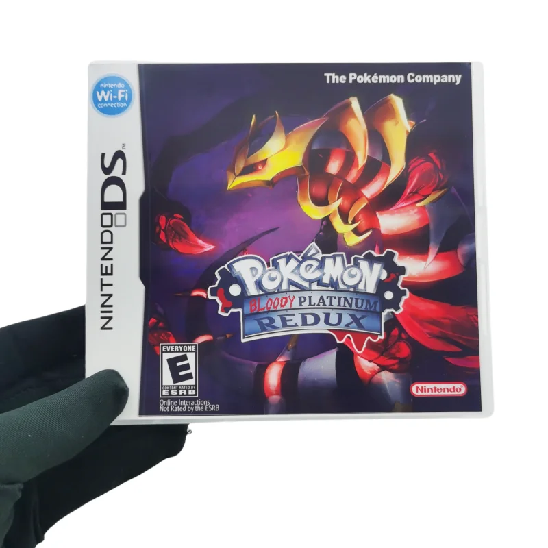 NDS Game Cartridge Video Game Console Card Pokemon Series Pokemon Bloody Platinum Redux with Box English Version Gift Toys
NDS Game Cartridge Video Game Console Card Pokemon Series Pokemon Bloody Platinum Redux with Box English Version Gift Toys