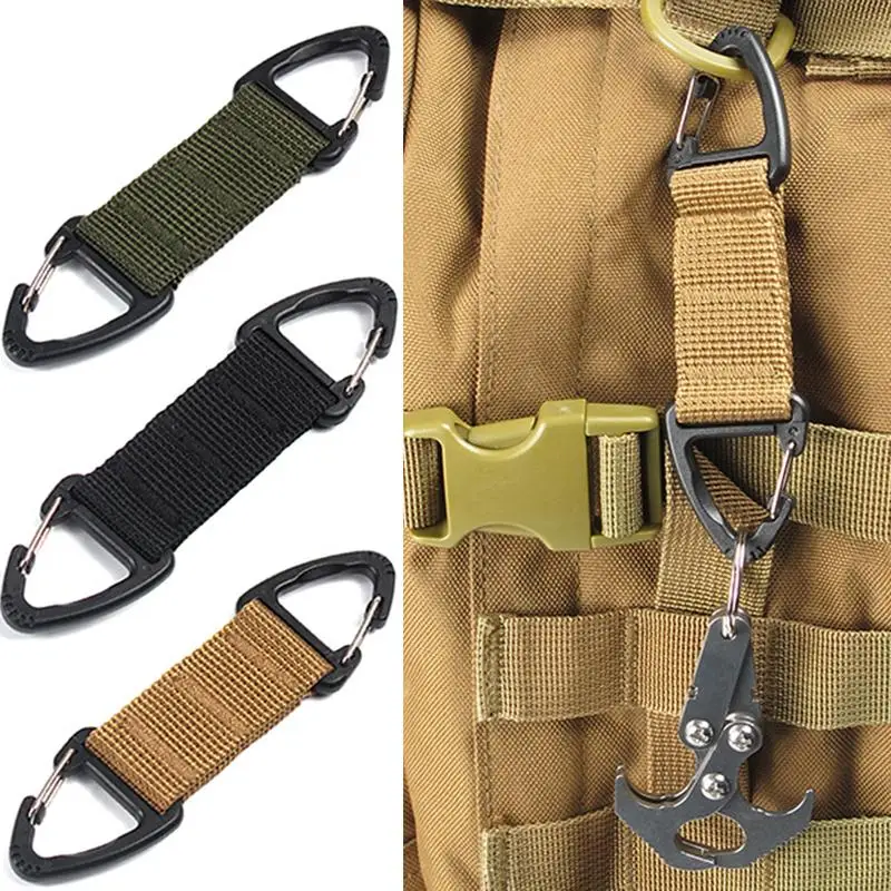 Hot! Outdoor Camping Tacticals Carabiner Backpack Hooks Olecranon Molle Hook Survival Gear Military Nylon Keychain Clasp
Hot! Outdoor Camping Tacticals Carabiner Backpack Hooks Olecranon Molle Hook Survival Gear Military Nylon Keychain Clasp