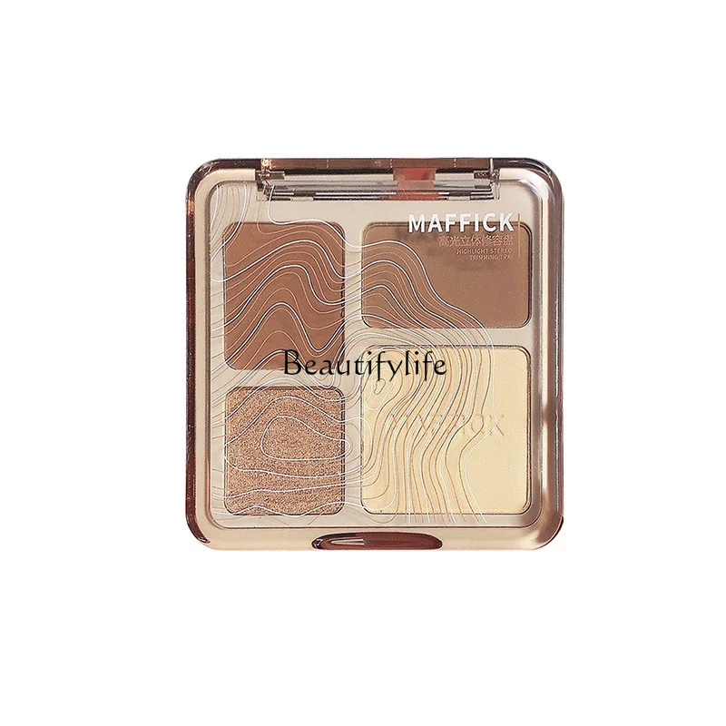 

Four-Color Contour Compact Highlight Shadow Makeup Palette Matte Face Brightening