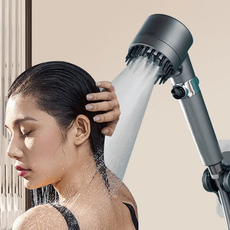 Black 3 Modes Shower Head Adjustable High Pressure Water Saving Shower Head Water Massage Shower Head for Bathroom Accessories
Black 3 Modes Shower Head Adjustable High Pressure Water Saving Shower Head Water Massage Shower Head for Bathroom Accessories
