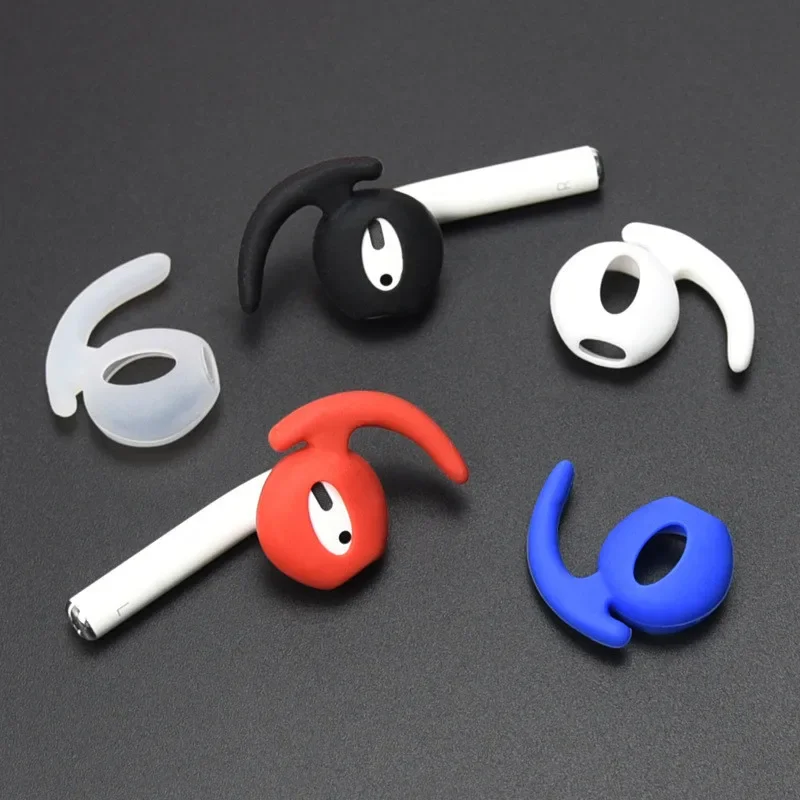 

Silicone Earbuds Cover Pair Non-slip For Airpods iphone7/8 Headphone Earphone Case Eartip Ear Wings Hook Cap Earhook