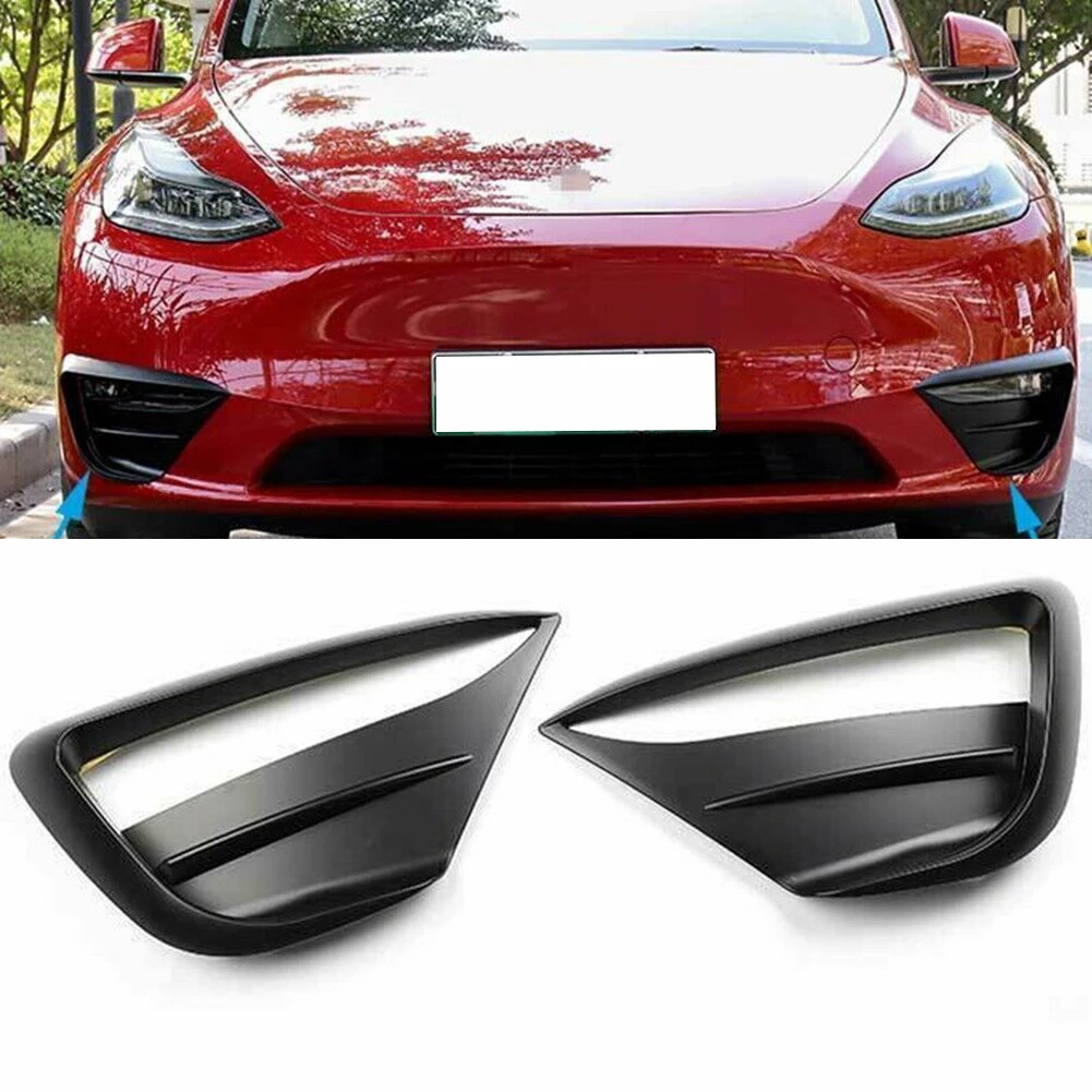 Чехол для переднего противотуманного спойлера Tesla Model Y 2020-2023, 2 шт., матовый черный, аксессуары для замены автомобиля
Чехол для переднего противотуманного спойлера Tesla Model Y 2020-2023, 2 шт., матовый черный, аксессуары для замены автомобиля