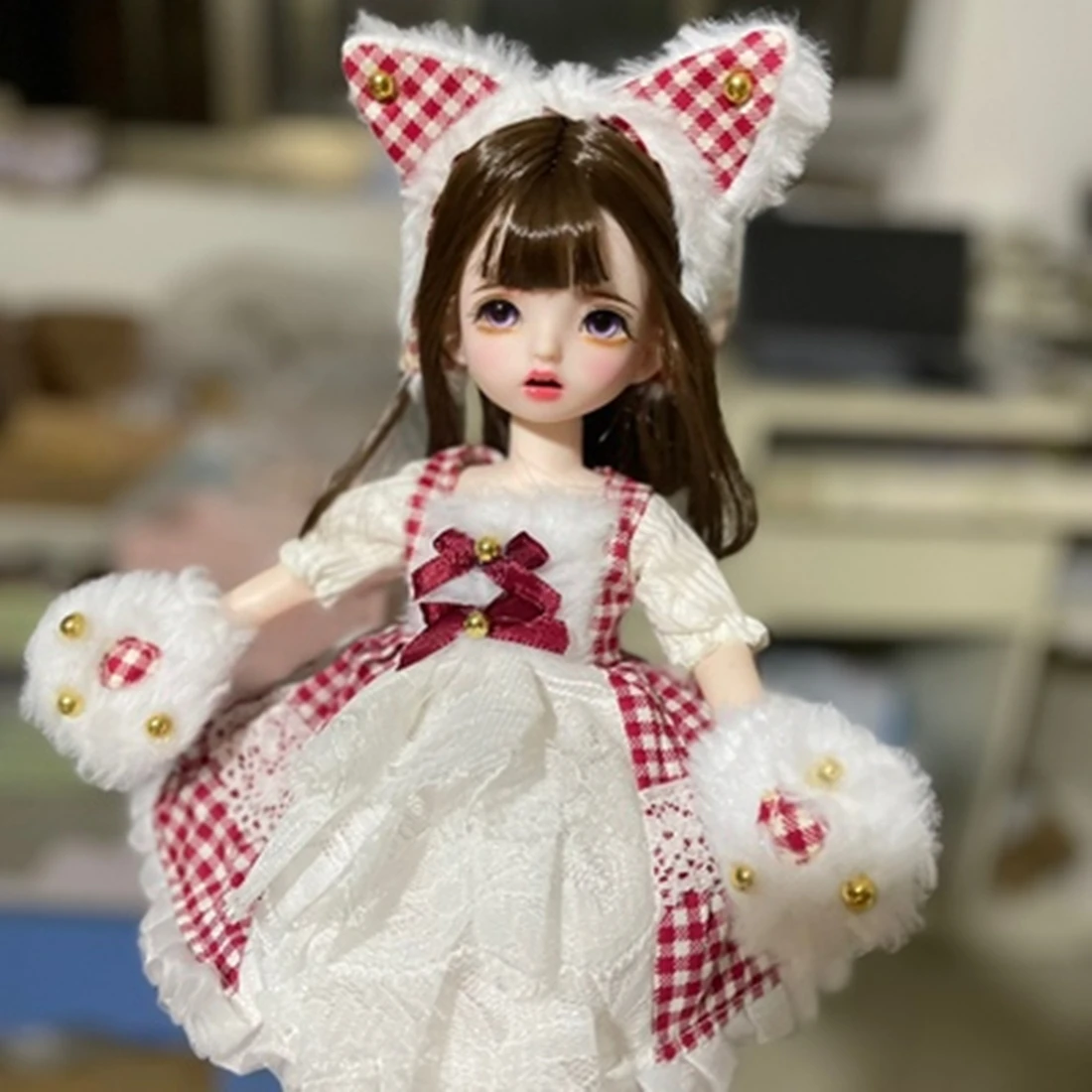 30cm Cute Blyth Doll Joint Body Fashion BJD Dolls Toys with Dress Shoes Wig Make Up Gifts for Girl
30cm Cute Blyth Doll Joint Body Fashion BJD Dolls Toys with Dress Shoes Wig Make Up Gifts for Girl
