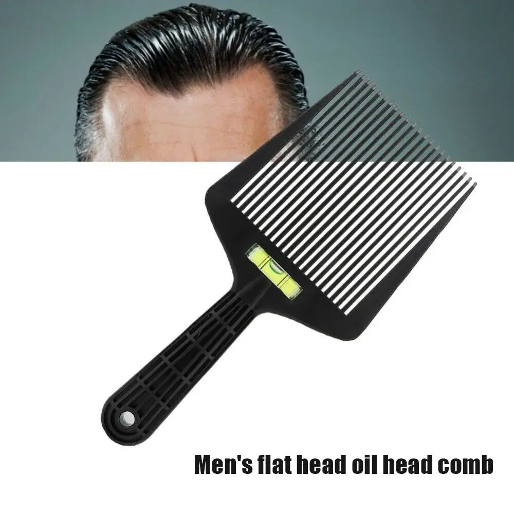 

Portable Black Level Topper Straight Hair Cut Hair Comb Combs Styling Tools Flat Top Comb