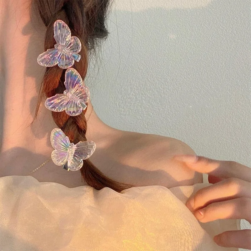 Cute Colorful Butterfly Hair Clip, Super Fairy Girl Feeling, Side Clip with Broken Hair Bangs, Hair Clip Accessories
Cute Colorful Butterfly Hair Clip, Super Fairy Girl Feeling, Side Clip with Broken Hair Bangs, Hair Clip Accessories