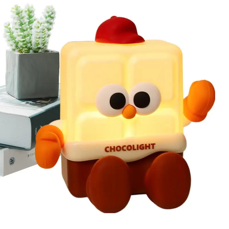 Squishy Night Light Cartoon Chocolate Feeding Silicone Night Light Rechargeable Creative Tap Control Touch Cute Child Night
Squishy Night Light Cartoon Chocolate Feeding Silicone Night Light Rechargeable Creative Tap Control Touch Cute Child Night