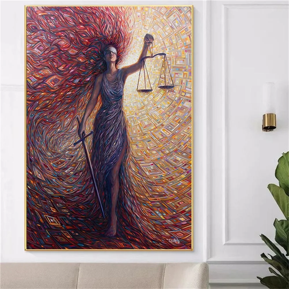 Abstract Canvas Painting Goddess of Justice Modern Lawyer Office Wall Art Posters and Prints Pictures for Living Room Home Decor
Abstract Canvas Painting Goddess of Justice Modern Lawyer Office Wall Art Posters and Prints Pictures for Living Room Home Decor