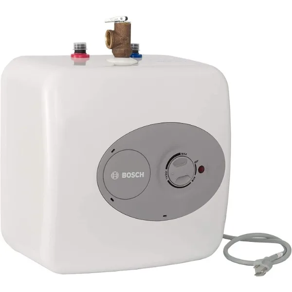 

Bosch Electric Mini-Tank Water Heater Tronic 3000 T 2.5-Gallon (ES2.5) - Eliminate Time for Hot Water - Shelf