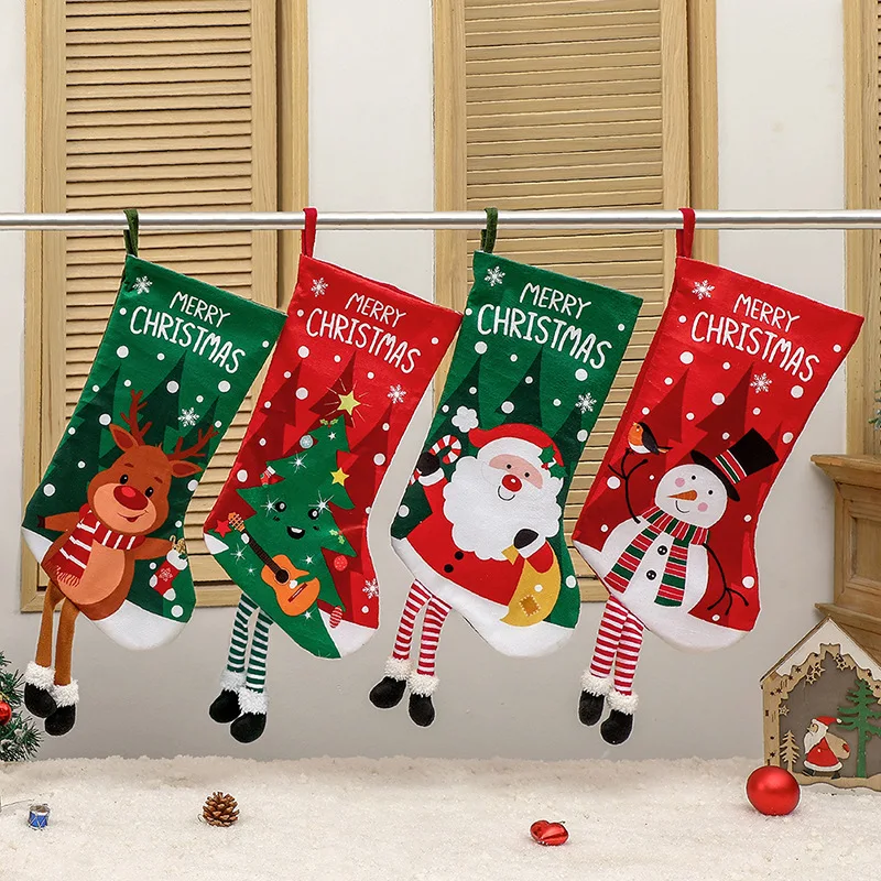 Christmas Long Leg Gift Socks Cartoon Santa Snowman Elk Stockings Xmas Tree Pendant Noel Gifts Merry Christmas Happy New Year 
Christmas Long Leg Gift Socks Cartoon Santa Snowman Elk Stockings Xmas Tree Pendant Noel Gifts Merry Christmas Happy New Year