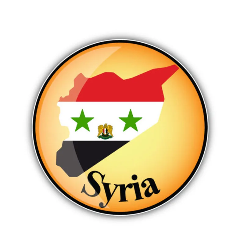 

Z232# Car Sticker Syria Map Flag Waterproof Vinyl Decal Car Accessories Pegatinas Para Coche DIY Car Styling