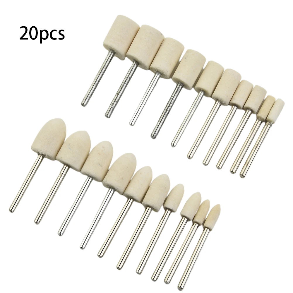 20Pcs Polishing Head Buffing Wheel Soft Felt Grinding Bit Set For Jewelry Watches Molds Cleaning Polishing Tools Accessories
20Pcs Polishing Head Buffing Wheel Soft Felt Grinding Bit Set For Jewelry Watches Molds Cleaning Polishing Tools Accessories