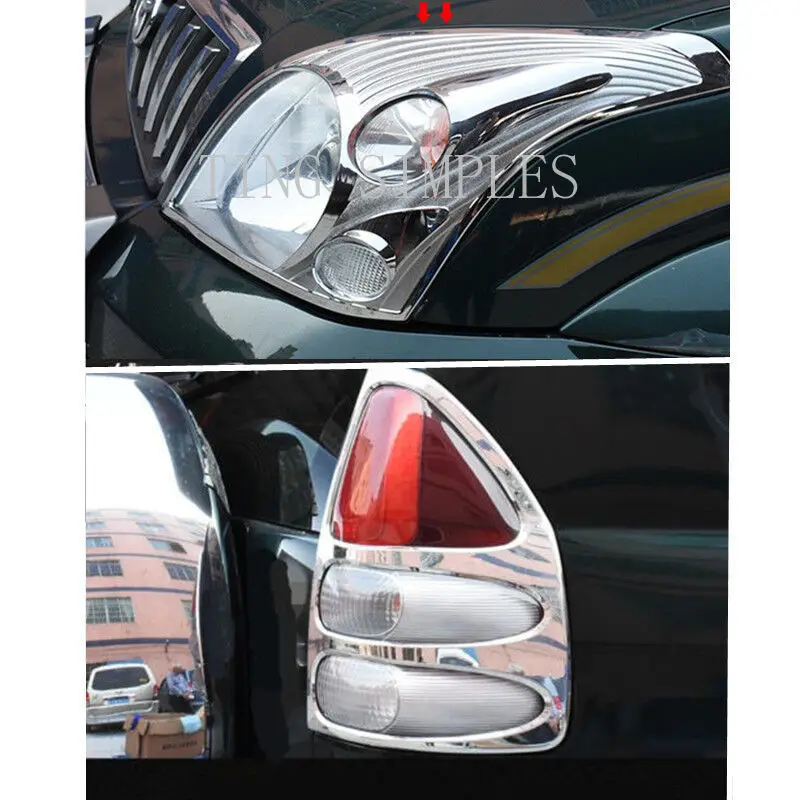 Для Toyota Prado Fj120 2003-2009, Хромированная передняя деталь и задняя внутренняя отделка
Для Toyota Prado Fj120 2003-2009, Хромированная передняя деталь и задняя внутренняя отделка