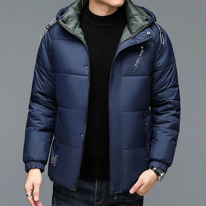 Мужское Модное теплое зимнее пальто с толстым дизайном, повседневное модное Прямое пальто с коротким капюшоном в Корейском стиле для мужчин, зима
Мужское Модное теплое зимнее пальто с толстым дизайном, повседневное модное Прямое пальто с коротким капюшоном в Корейском стиле для мужчин, зима