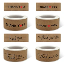 120Pcs/Roll Kraft Thank You Stickers Self Adhesive Gift Label Stickers For Wrapping Baking Envelope Sealing Wedding Decoration
120Pcs/Roll Kraft Thank You Stickers Self Adhesive Gift Label Stickers For Wrapping Baking Envelope Sealing Wedding Decoration