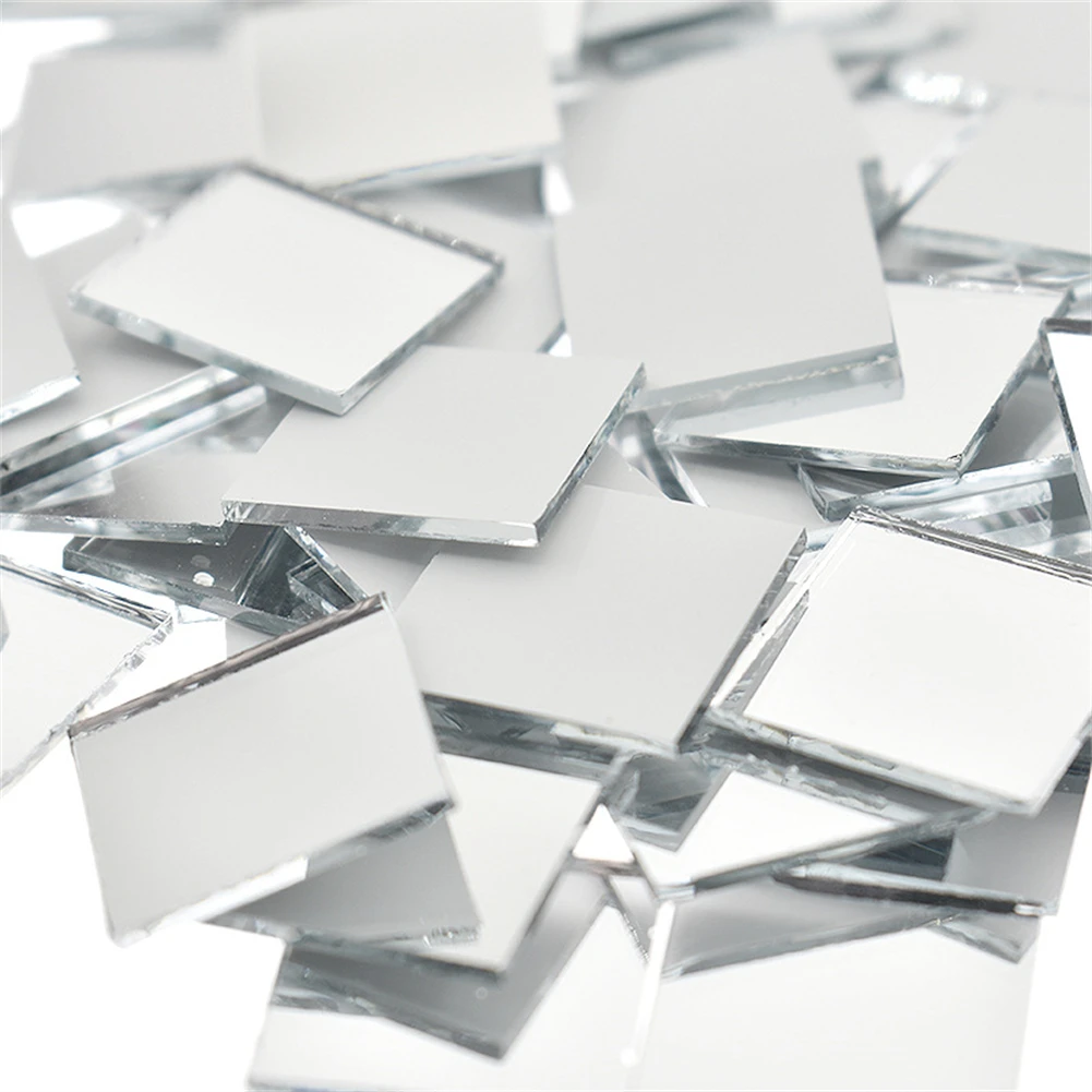 100Pcs Glass Mirror Mosaic Small Square Tiles DIY Self Adhesive Wall Sticker Craft Wall Artwork Home Decoration 10x10mm
100Pcs Glass Mirror Mosaic Small Square Tiles DIY Self Adhesive Wall Sticker Craft Wall Artwork Home Decoration 10x10mm