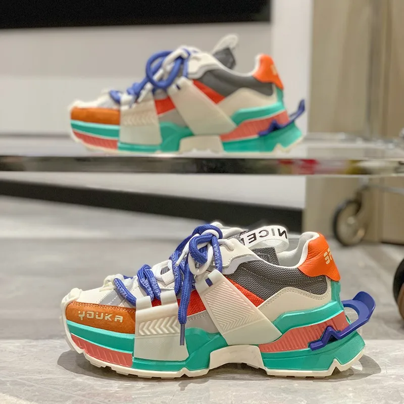 High-end Explosion Style Color Matching Daddy Quality Thick Bottom Trend Light Luxury Cool Casual Brand Fashion Women's Shoes
High-end Explosion Style Color Matching Daddy Quality Thick Bottom Trend Light Luxury Cool Casual Brand Fashion Women's Shoes