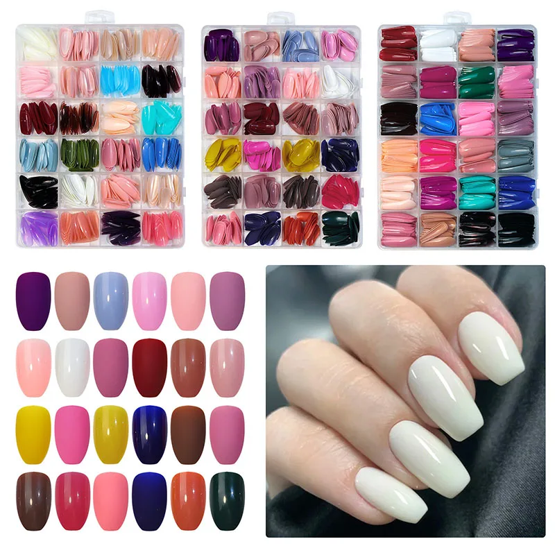 576Pcs Press on Nail Tips Medium Length Acrylic False Nails Set Short Fake Nail Full Cover False Nail Tips for Nail Art DIY
576Pcs Press on Nail Tips Medium Length Acrylic False Nails Set Short Fake Nail Full Cover False Nail Tips for Nail Art DIY