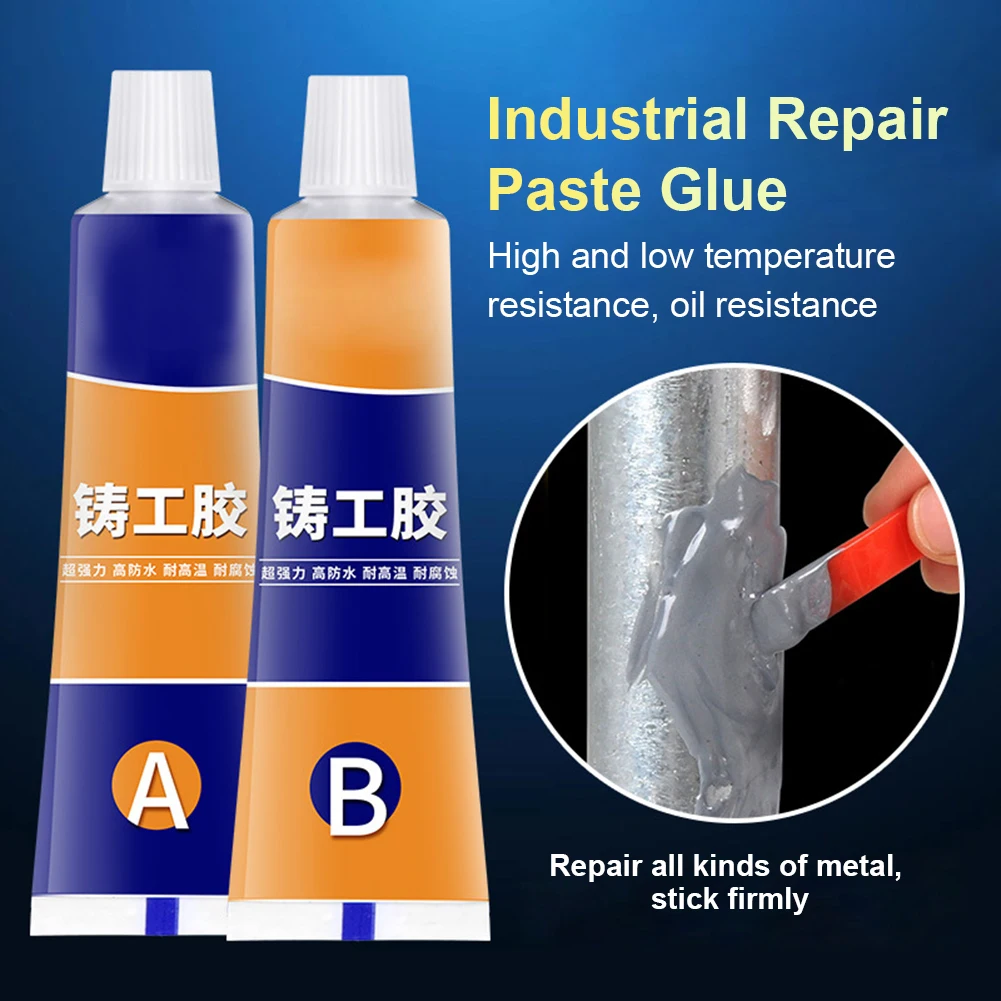 20/70/100g Industrial Metal Repair Paste AB Glue Metal Adhesive Gel Casting Agent Tool Heat Resistance Cold Weld Repair Glue
20/70/100g Industrial Metal Repair Paste AB Glue Metal Adhesive Gel Casting Agent Tool Heat Resistance Cold Weld Repair Glue