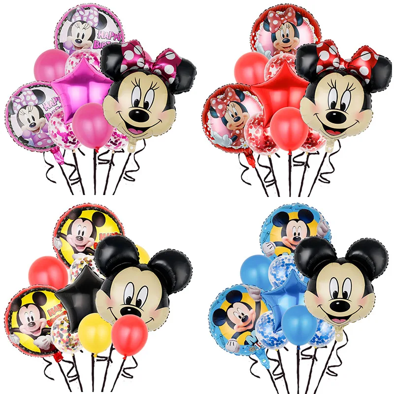 1set Cartoon Mickey Minnie Head Foil Balloons Baby Shower 1st Happy Birthday Party Decorations Kids Toys Air Globos Supplies
1set Cartoon Mickey Minnie Head Foil Balloons Baby Shower 1st Happy Birthday Party Decorations Kids Toys Air Globos Supplies