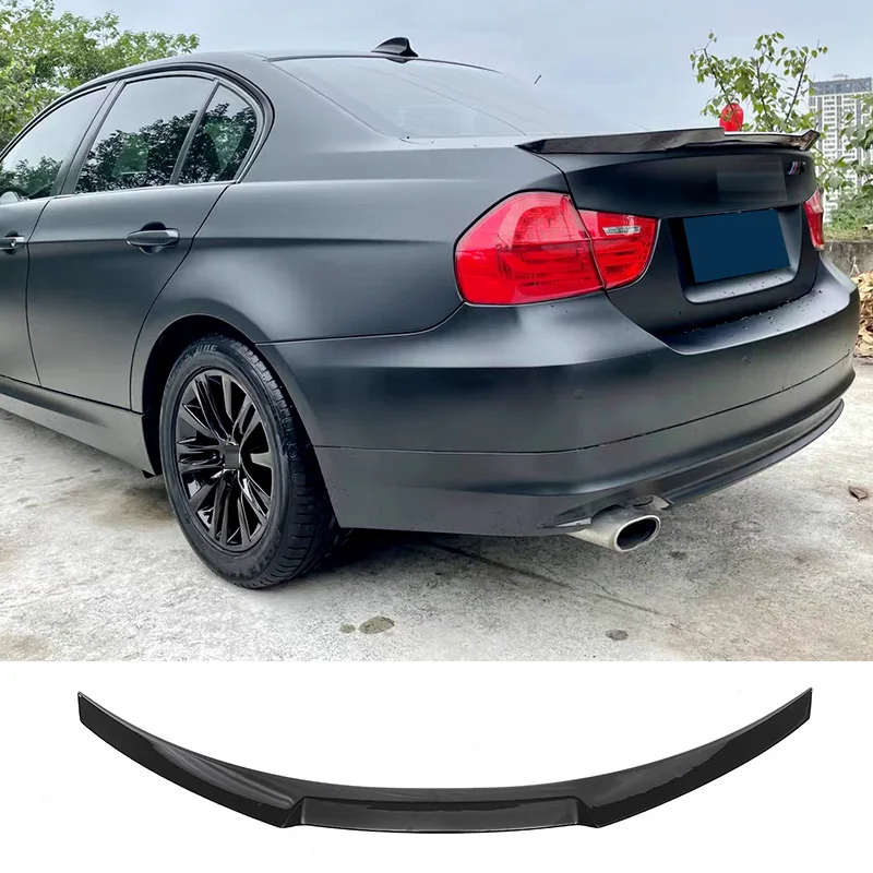 

Spoiler for BMW E90 3 Series Gloss Black Rear Ducktail Wing 2005 - 2012 Year Sedan Trunk M4 Style ABS Accessories