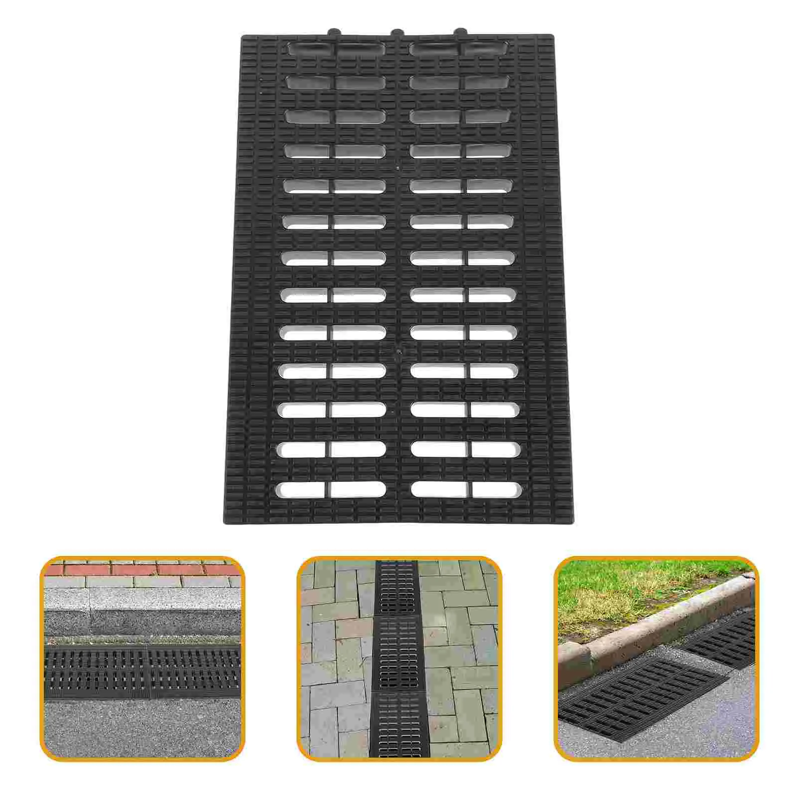 

Strainer Plastic Drainage Grate Kitchen Sewer Grate Cover Channel Grid Grate Bathroom Floor Drainage Linear Waste Drain