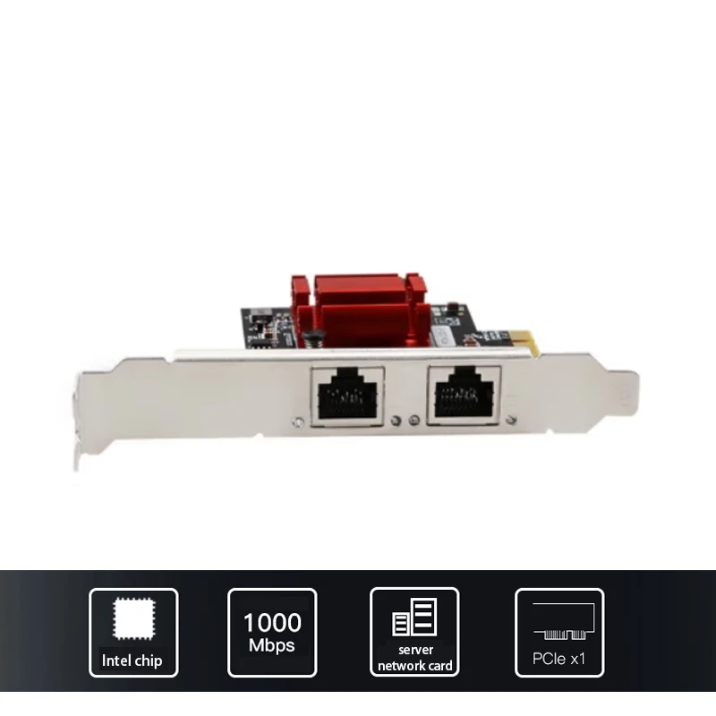 

Game PCI-E card 10/100/1000 mbps RJ-45 LAN Adapter game Gigabit PCI-E Network Card Ethernet gaming adaptive Lan Card dual-port