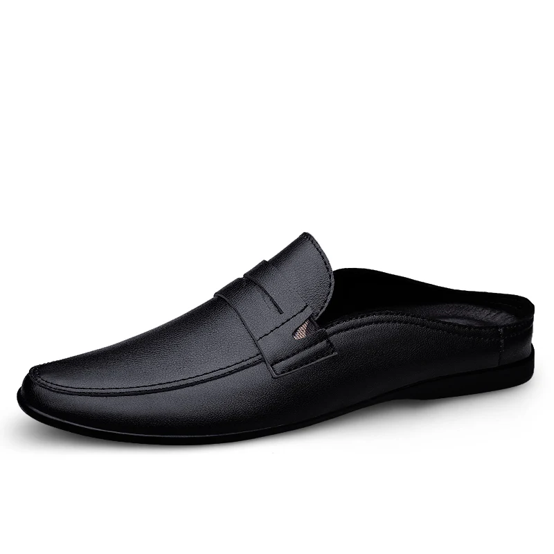 Italian Luxury Men's Slippers Genuine Leather Loafers Men Moccasins Casual Non-slip Man Shoes Summer Fashion Half Shoes For Men
Italian Luxury Men's Slippers Genuine Leather Loafers Men Moccasins Casual Non-slip Man Shoes Summer Fashion Half Shoes For Men