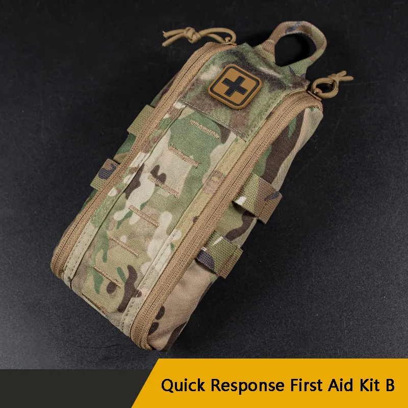 

Quick Response First Aid Kit B Military Fan Tactical Outdoor Mountaineering Survival MOLLE System Tactical Portable Medical Kit