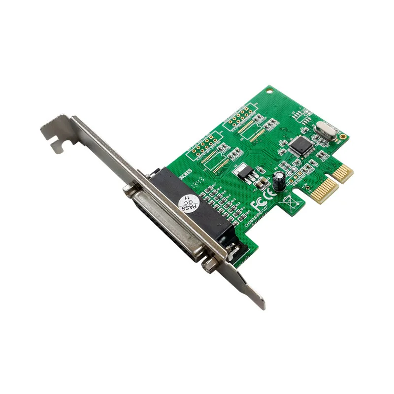 CH382L 1P PCI-E X1 DB-25 pin native industrial grade LTP1 port parallel port expansion card
CH382L 1P PCI-E X1 DB-25 pin native industrial grade LTP1 port parallel port expansion card